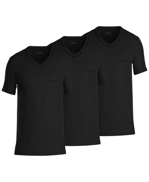 Men's 3-Pk. Classic Solid V-Neck T-Shirts