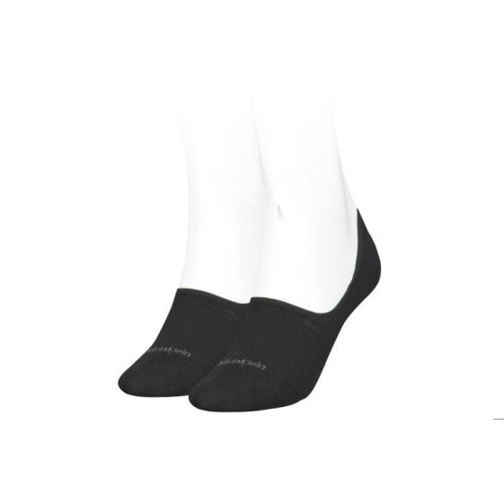 Носки Inny Calvin Klein W Footie Mid Cut 2P Socks 701218771 001 черные