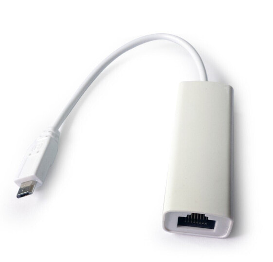 Gembird NIC-MU2-01 - Wired - Micro-USB - Ethernet - 100 Mbit/s - White