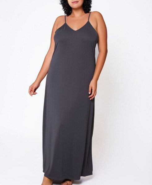 Lilliana Plus Size Modal Lounge Dress