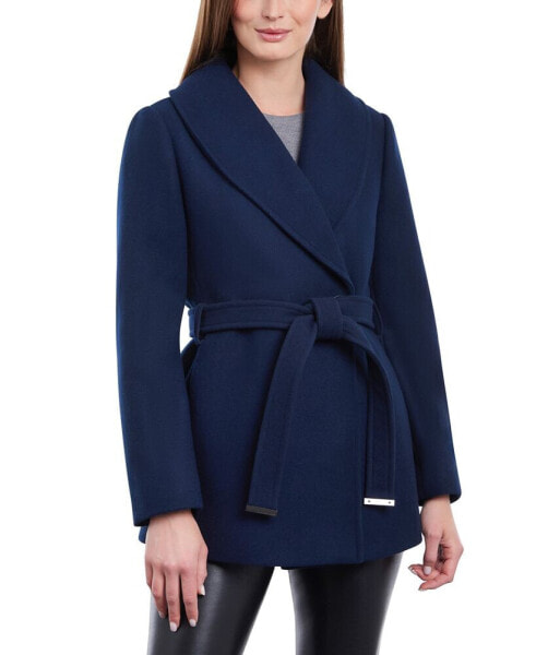 Women's Wool Blend Belted Coat