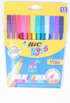 Bic PISAKI 12KOL ZMYWAL BC KID VISA PUD 888695