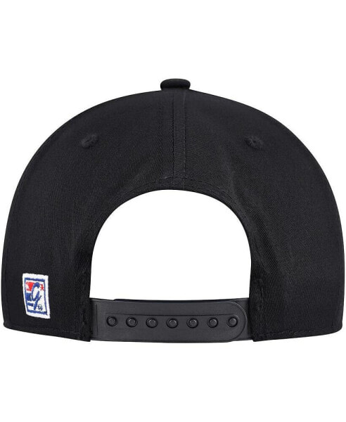The Unisex Black Purdue Boilermakers Retro Circle Snapback Hat