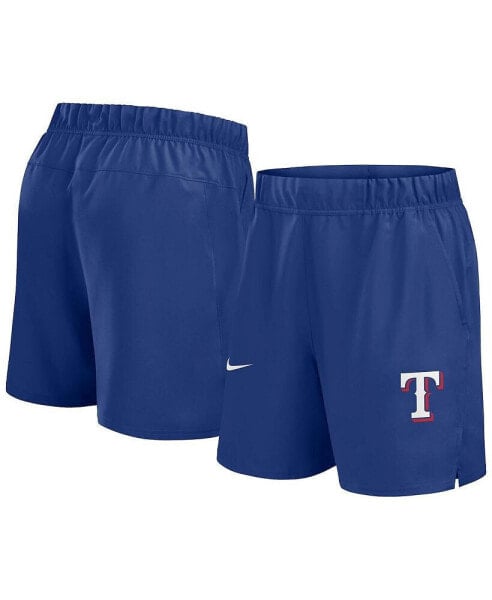 Men's Royal Texas Rangers Woven Victory Performance Shorts