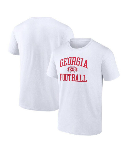 Men's White Georgia Bulldogs First Sprint T-shirt