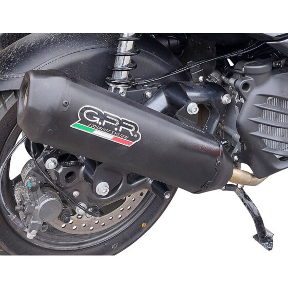 GPR EXHAUST SYSTEMS Pentaroad Black BMW C 400 X / GT 19-20 Ref:BM.108.CAT.PE.BL Homologated Slip On Muffler