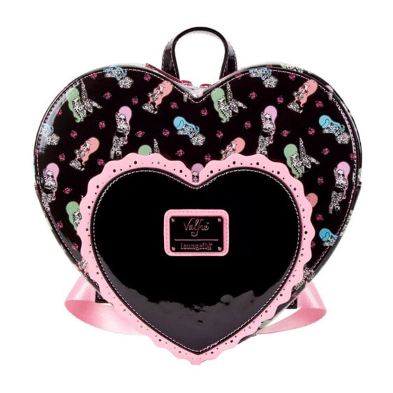 LOUNGEFLY Lucy Tattoo Double Heart backpack