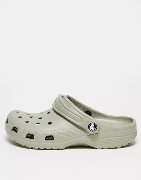 Crocs unisex classic clogs in elephant grey