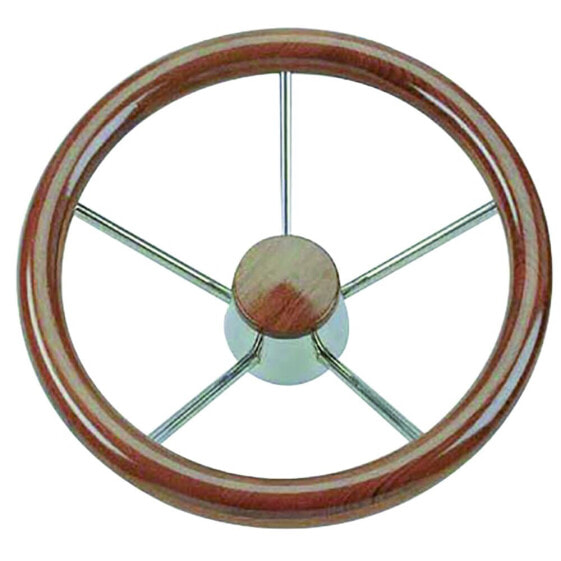 Рулевой со спицами из нержавеющей стали и рулевое колесо с деревянной ручкой SAVORETTI