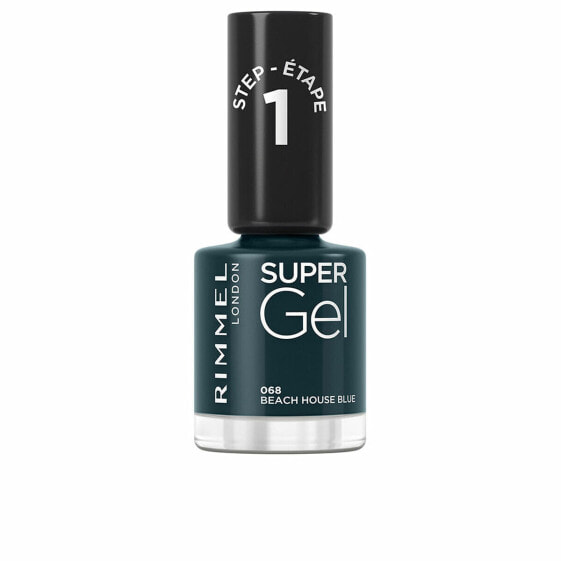 лак для ногтей Rimmel London Super Gel Nº 068 Beach house blue 12 ml