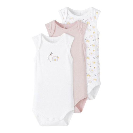 NAME IT Rainbow Baby Sleeveless Body 3 Units