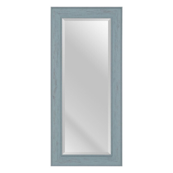 Настенное зеркало 56 x 2 x 126 cm Синий Деревянный Wall mirror 56 x 2 x 126 cm Blue Wood BB Home