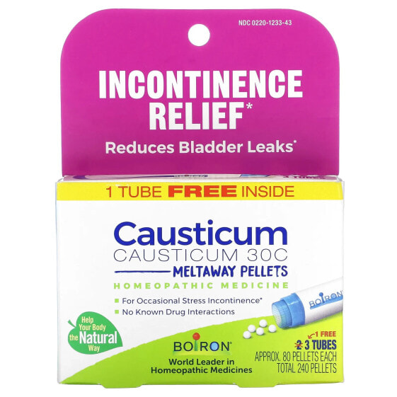 Causticum Meltaway Pellets, 30C, 3 Tubes, Approx 80 Pellets Each