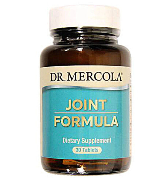Dr. Mercola Joint Formula Пищевая добавка с глюкозамином и хондроитином для здоровья суставов и хрящей 30 таблеток