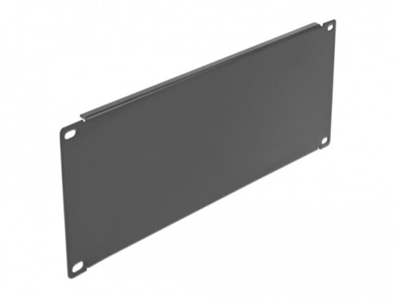 Delock 66664 - Blind panel - Black - Metal - 3U - 133 mm - 482 mm