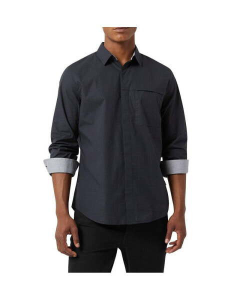 Men's City Grid Stretch Long Sleeve Shirt