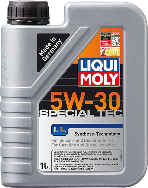 LIQUI MOLY Special Tec LL 5W-30 | 5 L | Synthesis Technology Engine Oil | Item No.: 1193