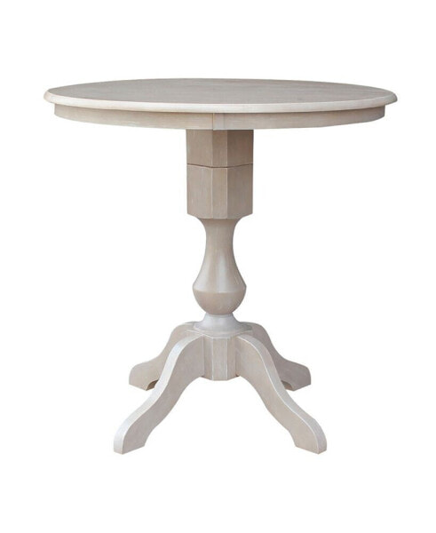 36" Round Top Pedestal Table - 34.9"H