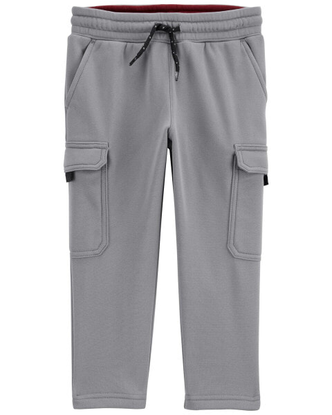 Baby Solid Fleece Pants - Gray 12M