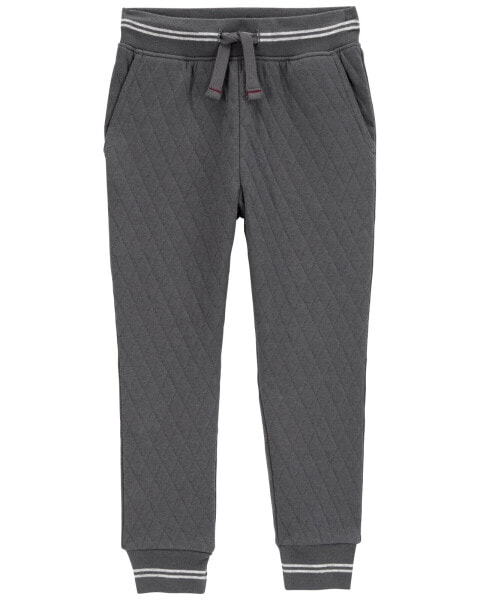 Toddler Solid Cotton Blend Pants - Gray 5T