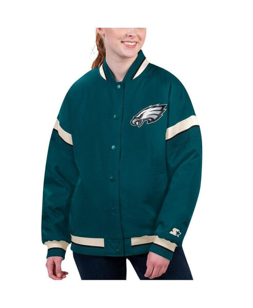 Куртка-свитшот женская Starter Philadelphia Eagles Midnight Green Tournament