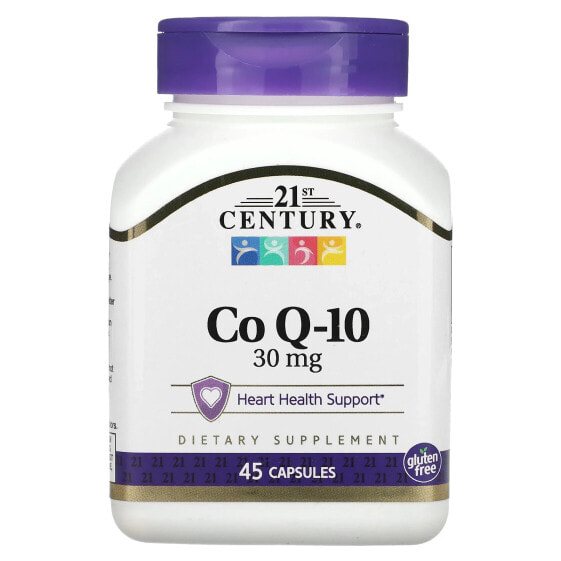 БАД Коэнзим Q10 21st Century 30 мг, 45 капсул