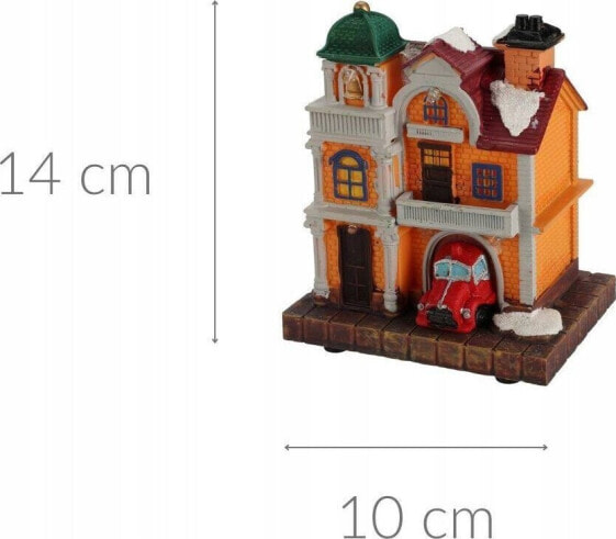 Dekoracja świąteczna Home Styling Collection Figurka dekoracyjna, domek świąteczny, 10 x 14 cm