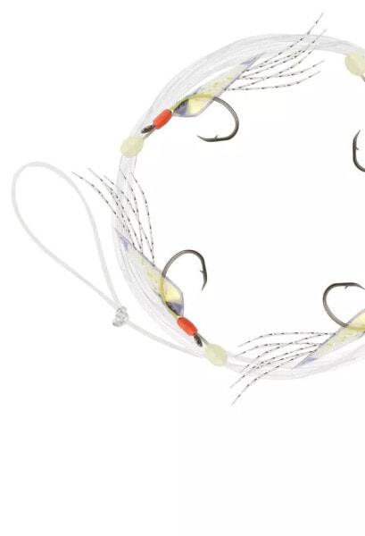 Danielson GlowSkin Sabiki Rig, 7-Drop, Size 10