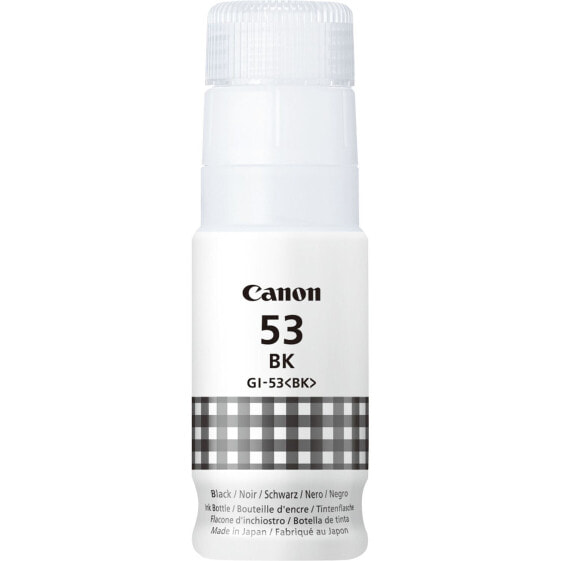 Canon GI-53BK Black Ink Bottle - Black - PIXMA G650 PIXMA G550 - 60 ml - Inkjet - 1 pc(s)