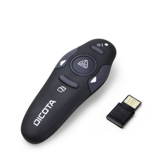 Dicota Pin Point - RF - USB - 10 m - Black