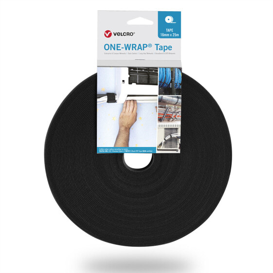 VELCRO One Wrap Band 25m 50mm SchwzFRT VEL-OW64180