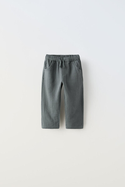 Textured trousers ZARA