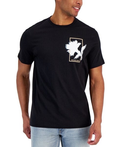 Men's Short Sleeve Floral Graphic T-Shirt