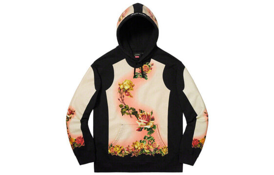 Толстовка с капюшоном Supreme SS19 x Jean Paul Gaultier Floral Print Cardinal Sweatshirt