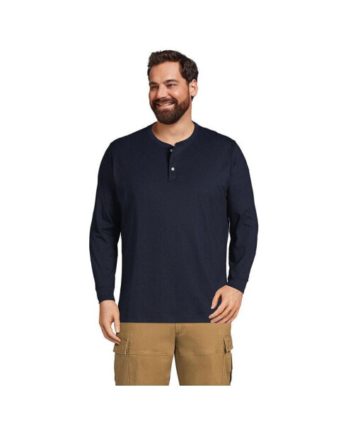 Big & Tall Super-T Long Sleeve Henley Shirt