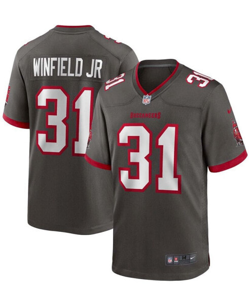 Men's Antoine Winfield Jr. Pewter Tampa Bay Buccaneers Game Jersey