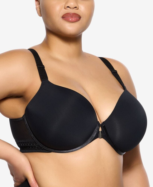 Paramour Women's Body Soft Smoothing Front Close T-Shirt Bra