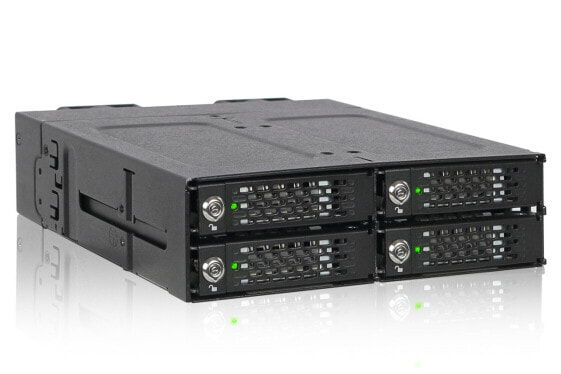 Icy Dock ToughArmor MB720M2K-B - SSD enclosure - M.2 - SAS - 32 Gbit/s - Hot-swap - Black
