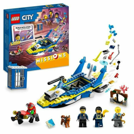 Игровой набор Lego Playset 60355 Police Detectives Water Missions (Миссии на воде)