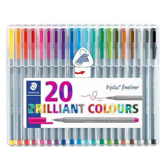 STAEDTLER Triplus fineliner 334 marker pen 20 units