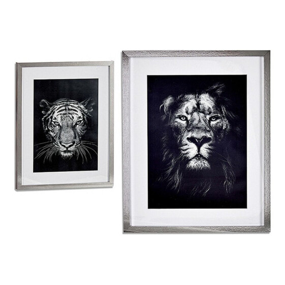 Картина Lion - Tiger (43 x 3 x 53 cm)