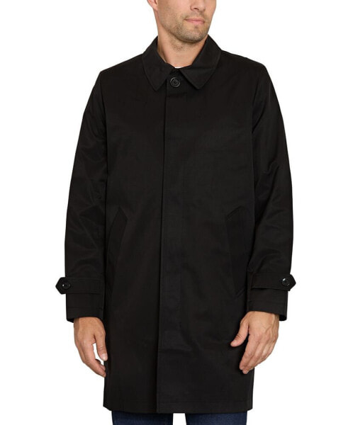 Men's Button-Front Duster Coat