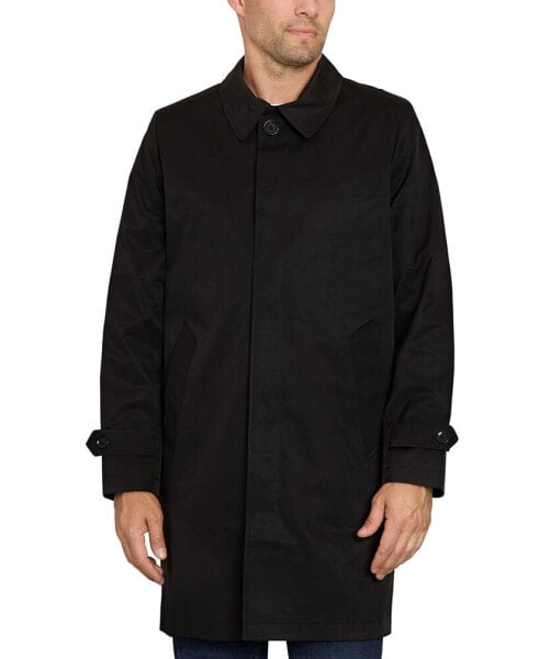 Men's Button-Front Duster Coat