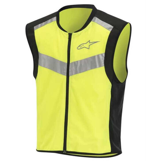 Функциональная одежда для мотоциклистов Alpinestars Жилет Flare Neon Reflective