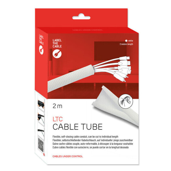 LABEL THE CABLE Kabelschlauch 2m - weiß