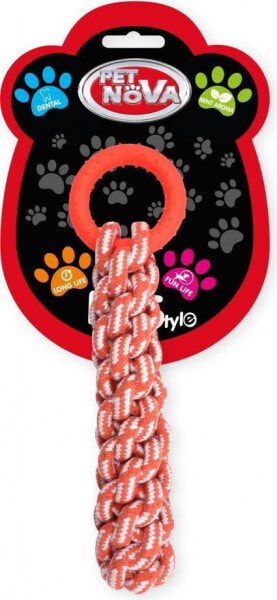 Pet Nova TPR Ropering Orange 30cm