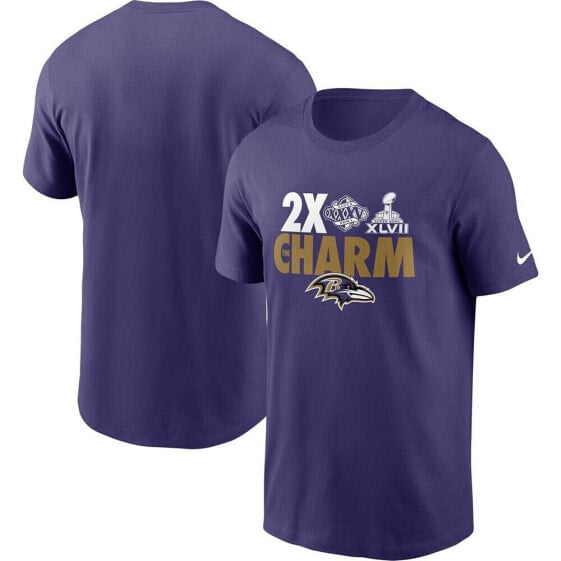 Men's Baltimore Ravens Hometown Collection 2x Super Bowl Champions T-Shirt