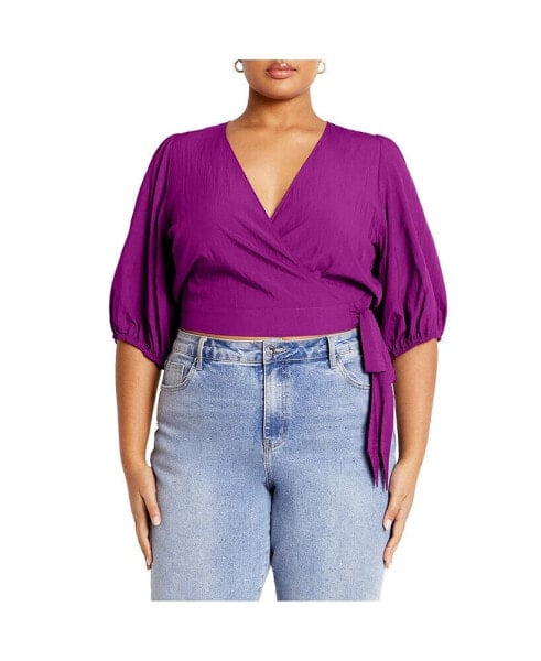 Plus Size Tie Kiki Top