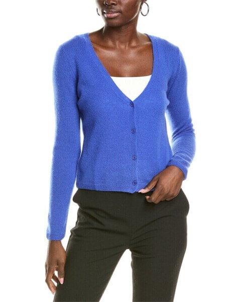 Sofiacashmere Modern V-Neck Cashmere Cardigan Women's