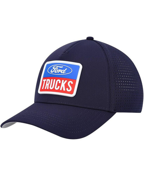 Men's Navy Ford Super Tech Valin Trucker Snapback Hat